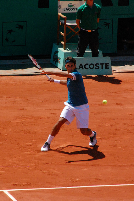 tennis semi-open posture