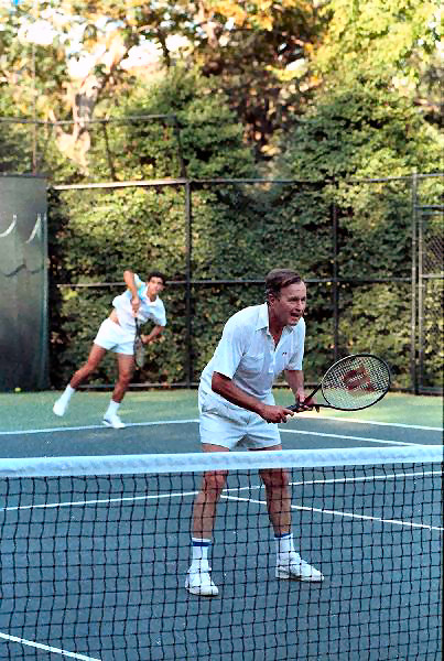 George H.W. Bush tennis