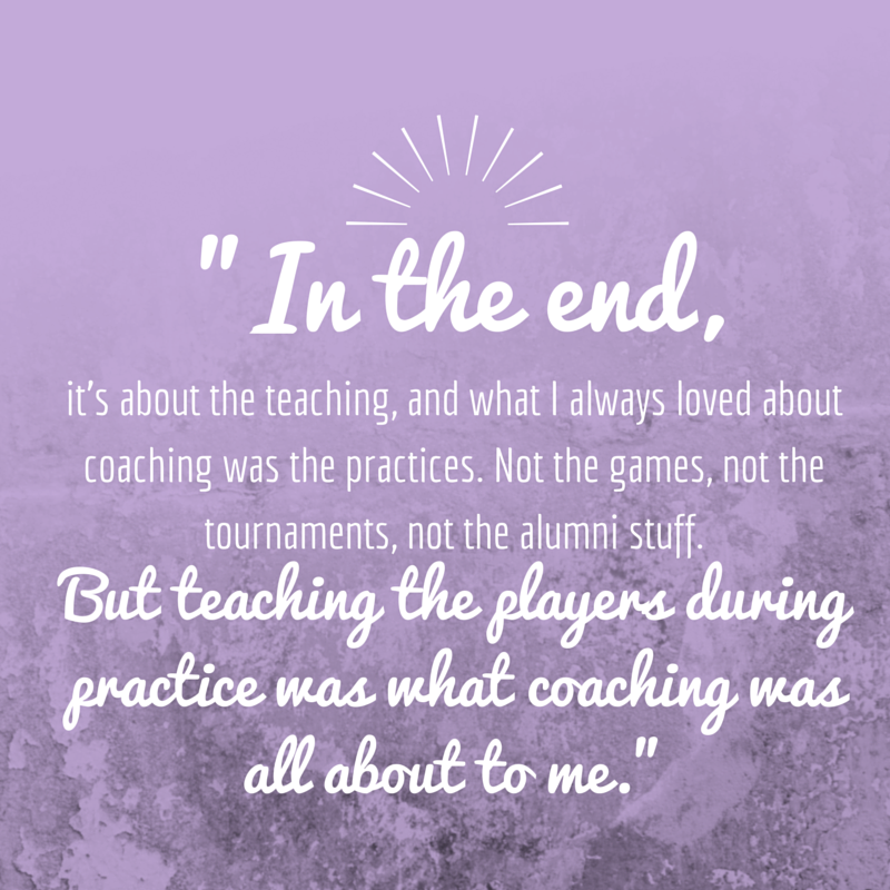 “In the end, it's about the teaching,