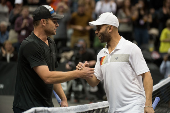 Austin native Andy Roddick is undefeated this season on the PowerShares tour.