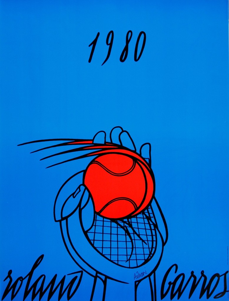 1980 French Open Poster Art