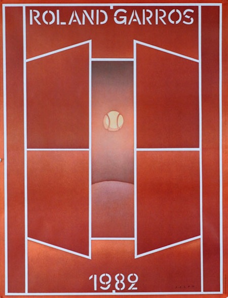 1982 French Open Poster Art