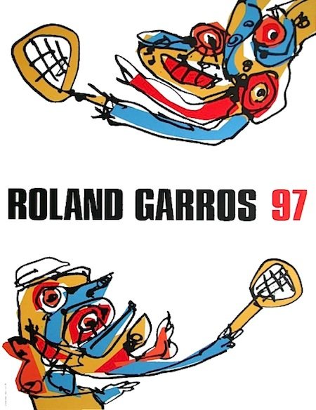 1997 French Open Poster Art