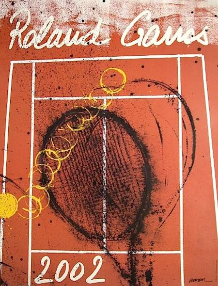 2002 French Open Poster Art