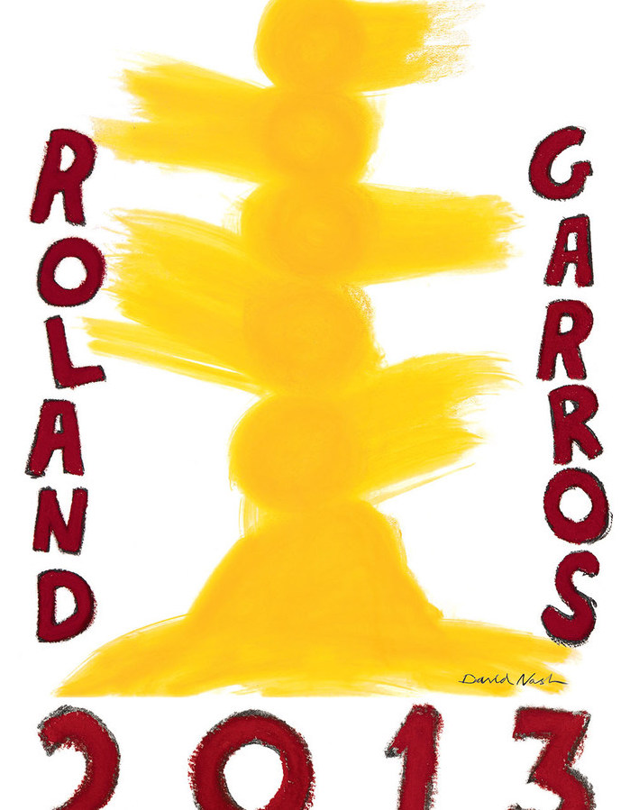 2013 French Open Poster Art