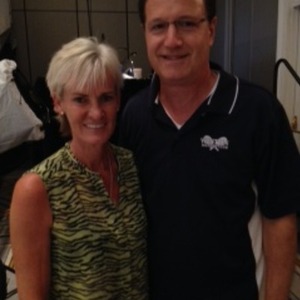 Bruce with Judy Murray